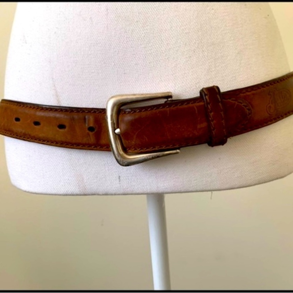 Justin Boots Brown Leather Belt for Men - Picture 14 of 14